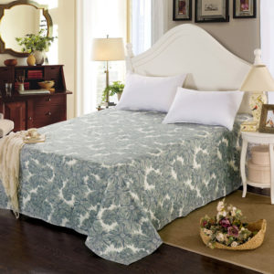 Color: Bed sheetJ, Size: 240x265 - Twill semi-reactive printed bedding sheets