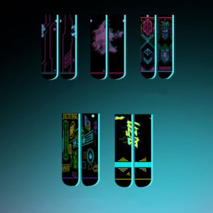 Color: Five pairs, Size: M - Basketball color punk series socks