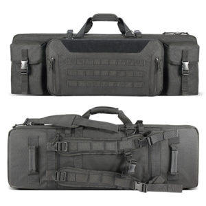 Color: Black, Bag size: 42inches - Hunting Gear Handbag Three Layer Sea Fishing Rod Outdoor Fishing