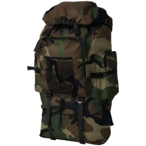 vidaXL Army-Style Backpack XXL 26.4 gal Camouflage