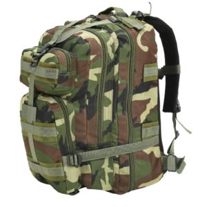 vidaXL Army-Style Backpack 13.2 gal Camouflage