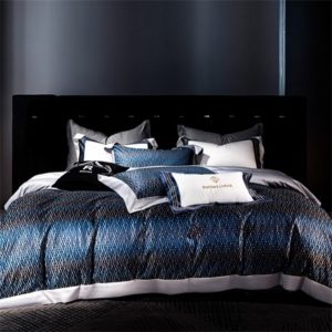 Color: Yarn Dyed, Size: 150CM Four Piece Set - 160 Long-staple Cotton Yarn-dyed Four-piece Jacquard Beddings