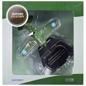 Polikarpov I-16 Fighter Aircraft "Combat Ace Liu Che Sheng Taiwan Sino-Japanese War" Republic of China Air Force "Oxford Aviation" Series 1/72 Diecast Model Airplane by Oxford Diecast