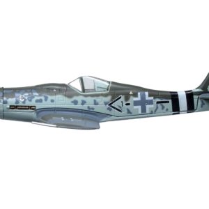 Focke-Wulf Fw190D-9 Fighter Aircraft "600150 JG-4 Frankfurt Rhine-Main Airfield" (1945) German Luftwaffe "Oxford Aviation" 1/72 Diecast Model Airplane by Oxford Diecast