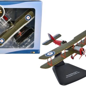 De Havilland DH4 Bomber Plane "5 Squadron Royal Naval Air Service" (1918) "Oxford Aviation" Series 1/72 Diecast Model Airplane by Oxford Diecast