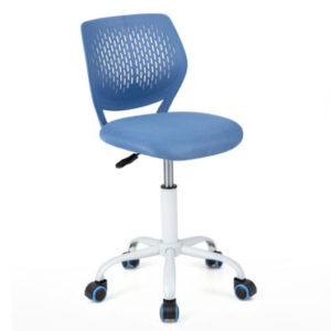 Ergonomic Children Study Chair with Adjustable Height-Blue - Color: Blue