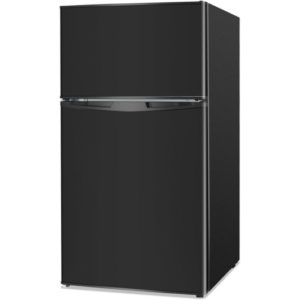 3.2 Cu. Ft Compact Mini Fridge with 5 Temperature Settings-Black - Color: Black