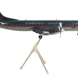 Lockheed L-188A Electra Astrojet Commercial Aircraft "American Airlines" Silver "Gemini 200" Series 1/200 Diecast Model Airplane by GeminiJets