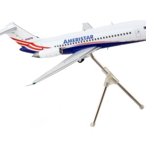 McDonnell Douglas DC-9-15F Commercial Aircraft "Ameristar Air Cargo" White with Blue and Red Stripes "Gemini 200" Series 1/200 Diecast Model Airplane by GeminiJets