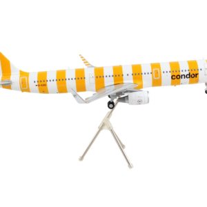 Airbus A321 Commercial Aircraft "Condor Airlines" White and Orange Striped "Gemini 200" Series 1/200 Diecast Model Airplane by GeminiJets