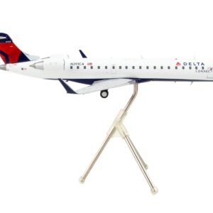 Bombardier CRJ700 Commercial Aircraft "Delta Air Lines - Delta Connection" White with Blue and Red Tail "Gemini 200" Series 1/200 Diecast Model Airplane by GeminiJets