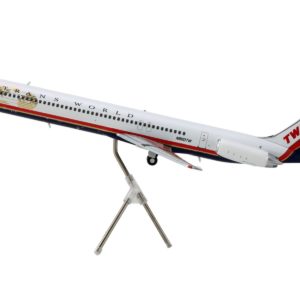 McDonnell Douglas MD-82 Commercial Aircraft "Trans World Airlines" (N960TW) White with Red Stripes "Gemini 200" Series 1/200 Diecast Model Airplane by GeminiJets