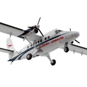 De Havilland DHC-6-300 Commercial Aircraft "Allegheny Airlines" White with Blue Stripes "Gemini 200" Series 1/200 Diecast Model Airplane by GeminiJets