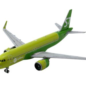 Airbus A320neo Commercial Aircraft "S7 Airlines" (RA-73428) Green Two-Tone 1/400 Diecast Model Airplane by GeminiJets