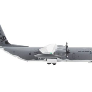 Lockheed C-130J-30 Transport Aircraft "Royal Australian Air Force - 100 Years Cententary" Gray "Gemini Macs" Series 1/400 Diecast Model Airplane by GeminiJets