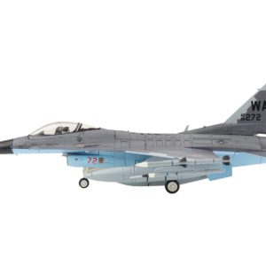 General Dynamics F-16C Fighting Falcon "Shark" Fighter Aircraft "57th Wing 64th Aggressor Squadron Nellis AFB" (March 2017) "Air Power Series" 1/72 Diecast Model by Hobby Master