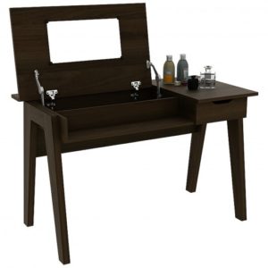 Dressing Table With Flip Mirror And Storage Drawer