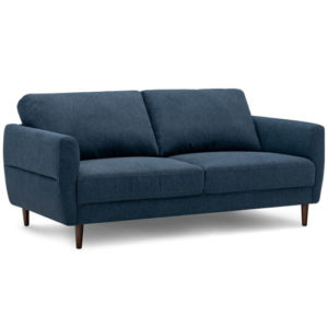 72-Inch Fabric Loveseat Sofa In Navy
