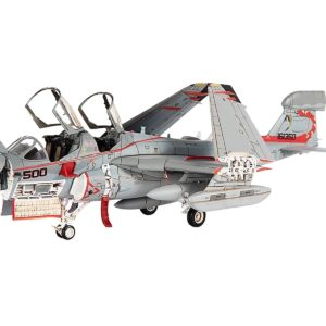 Northrop Grumman EA-6B Prowler Attack Aircraft "VAQ-132 Scorpions USS John F Kennedy" (2005) United States Navy 1/72 Diecast Model by JC Wings
