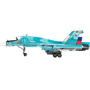 Sukhoi Su-34 Fullback Bomber Aircraft "Ukraine War" (2022) Russian Air Force 1/72 Diecast Model by JC Wings