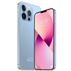 7.5 Inch FHD i13 pro max Smartphone Intelligent Awaken Face Unlock MTK6580 Quad Core 2GB RAM 16GB ROM Android 7.1 Blue