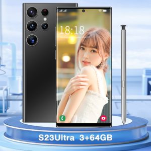 S23ultra Smartphone 6.7-inch 3gb Ram 64gb Rom Cell Phone Black