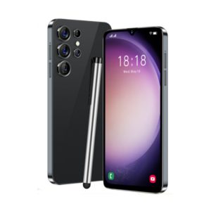 6.5 inch S23Ultra Smartphone MTK6580A Quad-Core 1GB RAM 16GB ROM 3000mah Battery Face Recognition Black US Plug