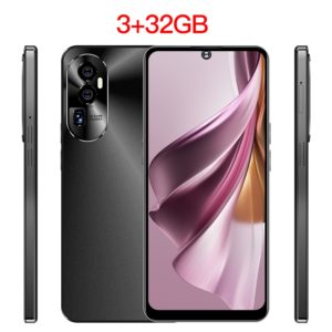 6.53 inch Reno10pro+ Smartphone MTK6737 Quad-core 3GB RAM 32GB ROM Dual SIM 3250mAh Battery Mobile Phone Black EU Plug
