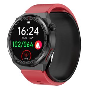 TK62 1.42 Inch Smart Watch Waterproof Blood Glucose Blood Oxygen Blood Pressure Monitor Fitness Tracker Red