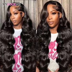 Color: #1, Ships From: CHINA, Stretched Length: 18inches, Density: 150% - Body Wave 4x4 Glueless HD Lace Closure Wigs For Women 13x4 13x6 Human Hair Wig Brazilian Transparent Lace Front Wig Pre Plucked