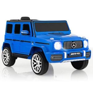 12V Mercedes-Benz G63 Licensed Kids Ride On Car with Remote Control-Navy - Color: Navy