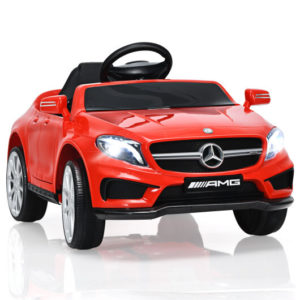 12V Electric Kids Ride On Car with Remote Control-Red - Color: Red