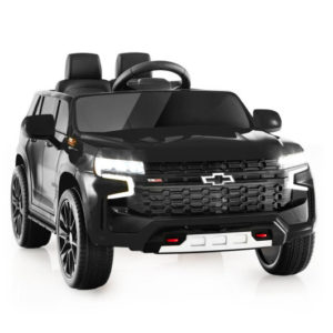 12V Kids Ride on Car with 2.4G Remote Control-Black - Color: Black