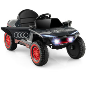 Licensed Audi Kids Ride On E-tron Racing Car-Gray  - Color: Gray