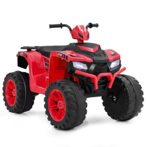 24V Kids Ride-On Electric ATV with Wireless Connection for Toddlers 3-8 Years Old-Red - Color: Red