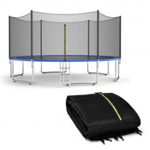 10 Feet Trampoline Safety Replacement Protection Enclosure Net - Color: Black - Size: 10 ft