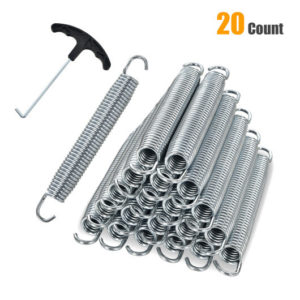 7 Inch Rustproof Galvanized Steel Replacement Trampoline Elasticity Springs-7 Inch - Color: Silver - Size: L