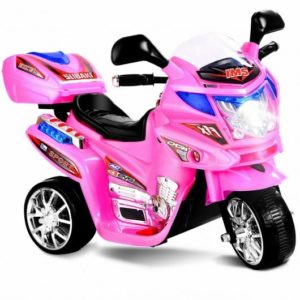 3 Wheel Kids 6V Battery Powered Electric Toy Motorcycle-pink - Color: Pink