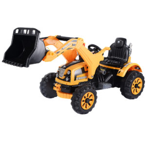 12V Battery Powered Kids Ride-On Dumper Truck Yellow