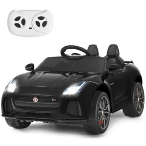 12V Jaguar F-Type SVR Licensed Kids Ride On Car-Black - Color: Black