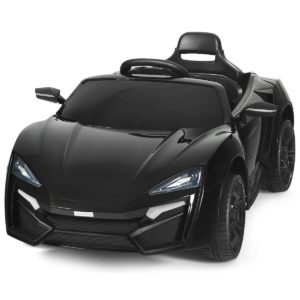 12V 2.4G RC Electric Vehicle with Lights-Black - Color: Black