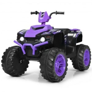 12V Kids Electric 4-Wheeler ATV Quad Ride On Purple