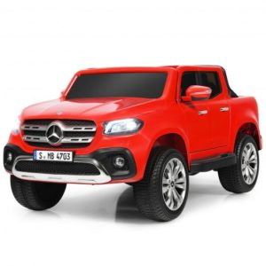 12V 2-Seater Licensed Mercedes Benz X Class Ride-On Car Red