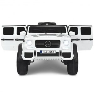 12V Licensed Mercedes-Benz Kids Ride On Car-White - Color: White