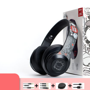 Color: Black, style: Learning - Bluetooth Headset Head-mounted Noise Reduction Foldable Ultra-long Battery Life Men And Women Running