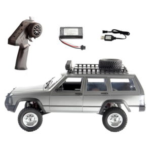 Color: Silver, Number of batteries: one - Manu MN78 Full Scale 112 Simulation Remote Control Rock Crawler RC Model