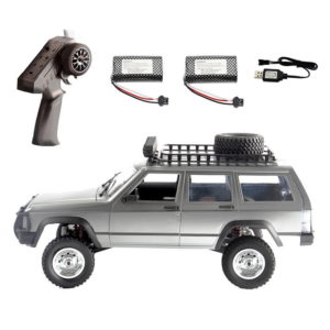 Color: Silver, Number of batteries: two - Manu MN78 Full Scale 112 Simulation Remote Control Rock Crawler RC Model