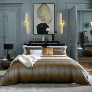 Pattern: Waiting For Flowers To Bloom, Dimensions: 220x240cm - Town Style High-end Affordable Luxury Style Cotton Four-piece Bedding Set