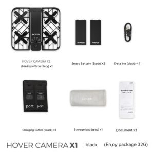 Color: X1 Enjoy Set Black - Hafu Flight Camera Following Drone