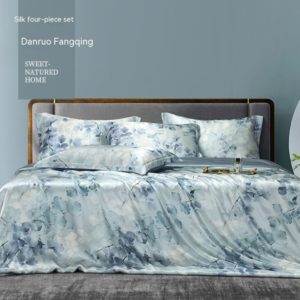 Pattern: Danruofang Sunny, Dimensions: 220x240cm - Bed Silk Four-piece Set